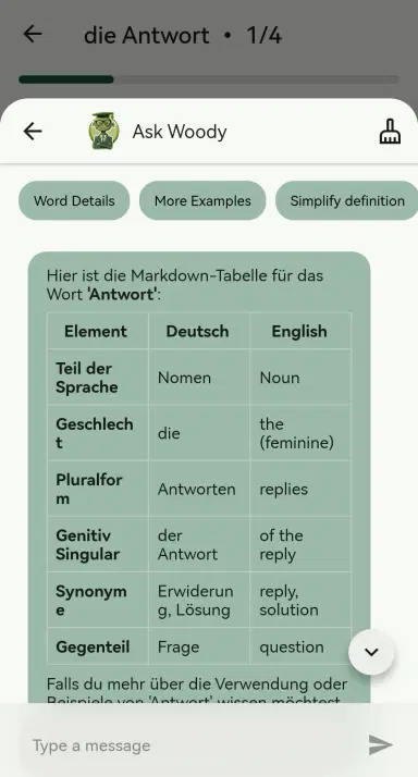 Woody Chatbot & Deep Dives
